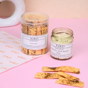 Lavash with Cream Cheese and Herb Dip